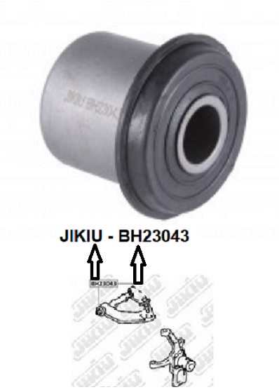 Сайлентблок рычага верхний MITSUBISHI L200 96-07, PAJERO 91-04 <b>JIKIU BH23043</b> - изображение Сайлентблок рычага верхний MITSUBISHI L200 96-07, PAJERO 91-04 <b>JIKIU BH23043</b> - изображение