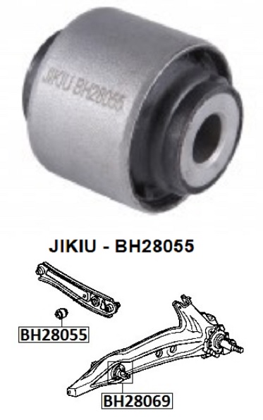 Сайлентблок HONDA Civic Ferio EK Jan 95~Jan 1 <b>JIKIU BH28055</b> - изображение