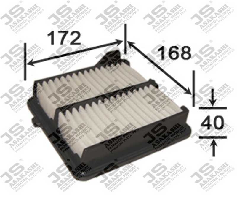 Фильтр воздушный <b>JS ASAKASHI A8503</b> - изображение