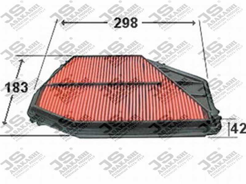 Фильтр воздушный <b>JS ASAKASHI A850J</b> - изображение
