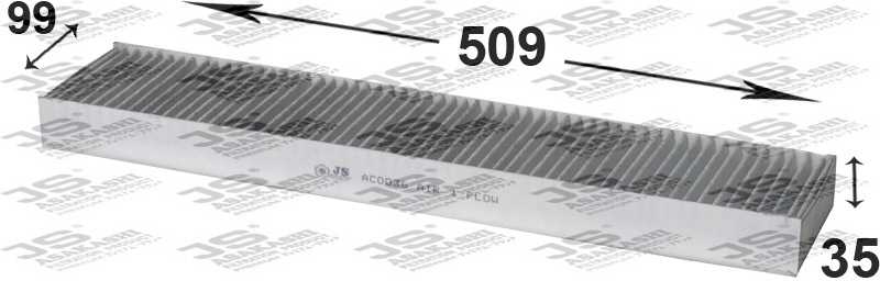 Фильтр салонный <b>JS ASAKASHI AC0036</b> - изображение