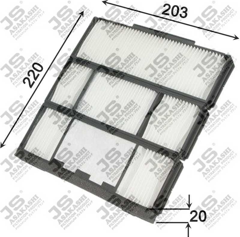 Фильтр салонный <b>JS ASAKASHI AC1501</b> - изображение