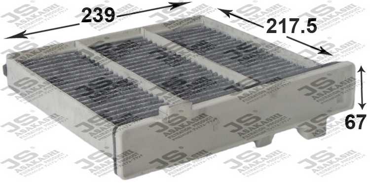 Фильтр салонный угольный <b>JS ASAKASHI AC3504C</b> - изображение