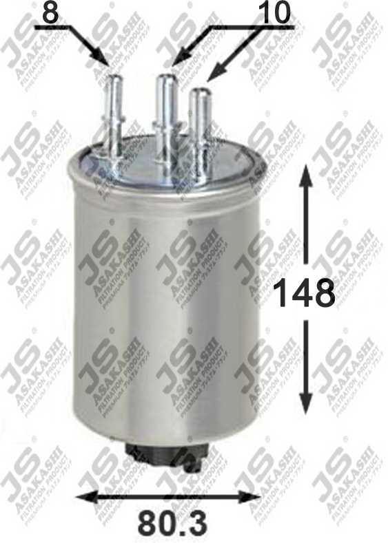 Фильтр топливный <b>JS ASAKASHI FS0044</b> - изображение