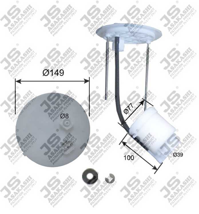 Фильтр топливный <b>JS ASAKASHI FS21008</b> - изображение