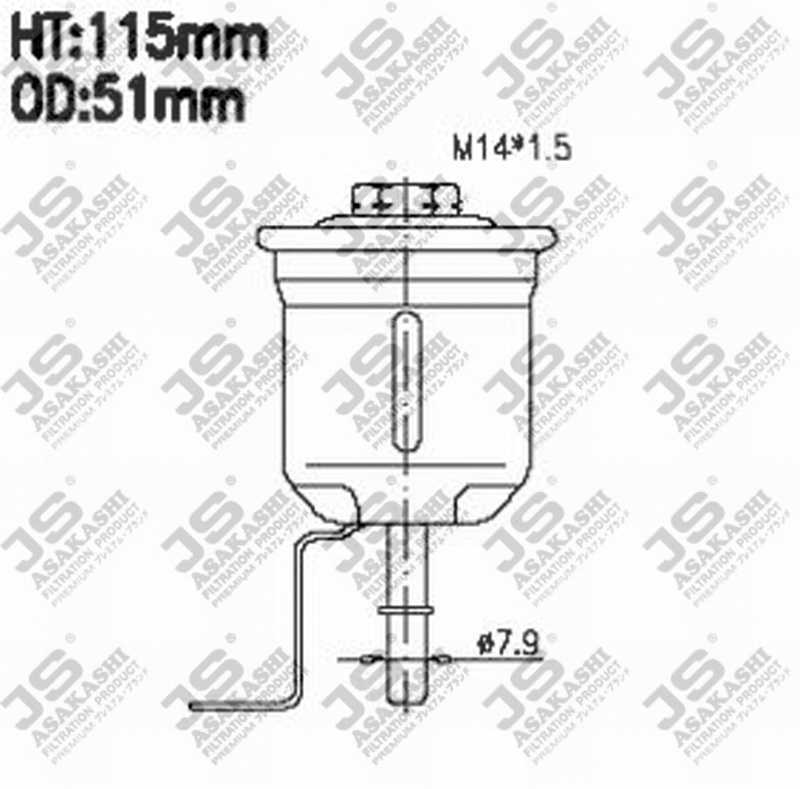 Фильтр топливный <b>JS ASAKASHI FS3204</b> - изображение