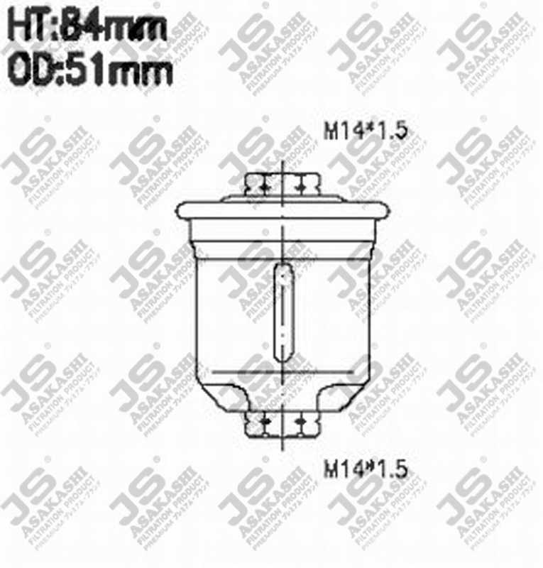 Фильтр топливный <b>JS ASAKASHI FS3205</b> - изображение