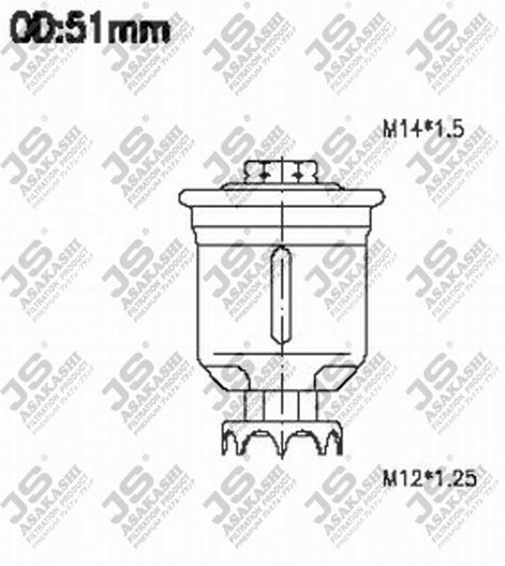 Фильтр топливный <b>JS ASAKASHI FS3209U</b> - изображение