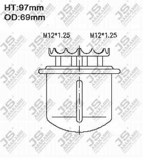 Фильтр топливный <b>JS ASAKASHI FS7001U</b> - изображение