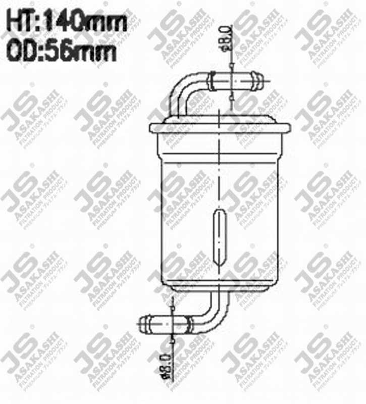 Фильтр топливный <b>JS ASAKASHI FS9102</b> - изображение