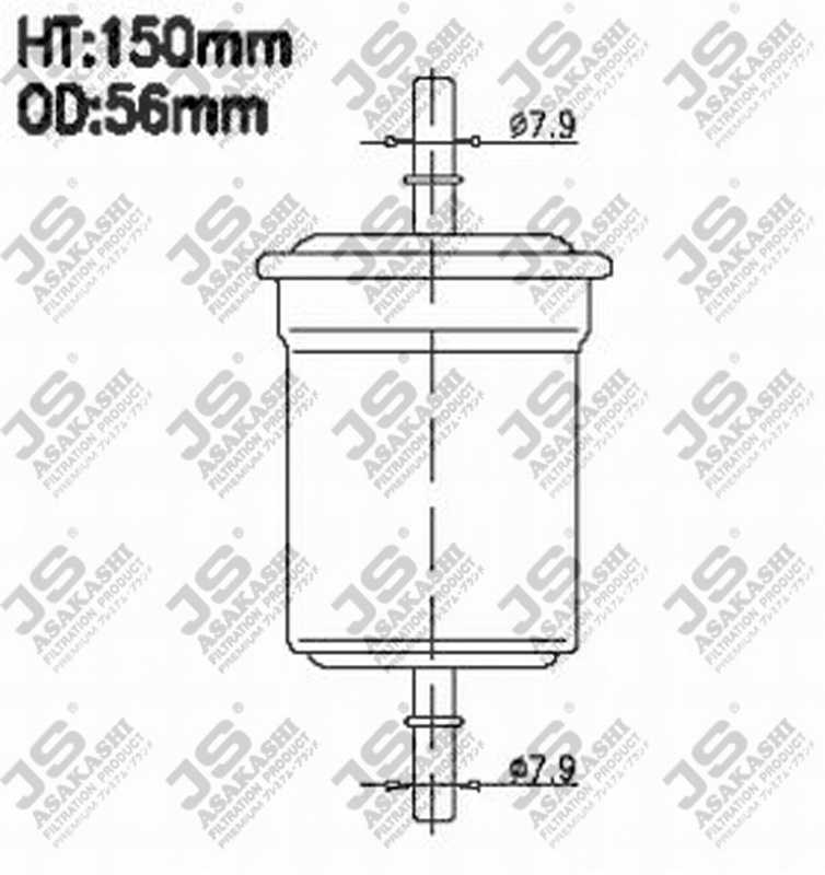 Фильтр топливный <b>JS ASAKASHI FS9207</b> - изображение