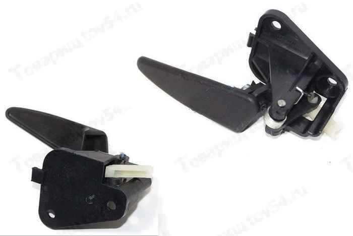 Ручка двери внутренняя ВАЗ 1118 Калина крючок + внутренняя часть левая <b>КАЛИСМА 1118-6105181/83</b> - изображение