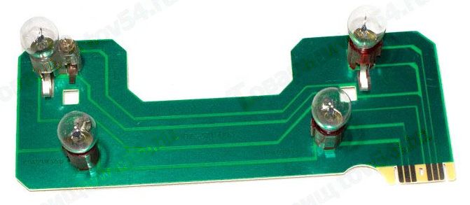 Плата заднего фонаря ВАЗ 2107 левая с лампами <b>КАЛИСМА 2107-3716093L</b> - изображение