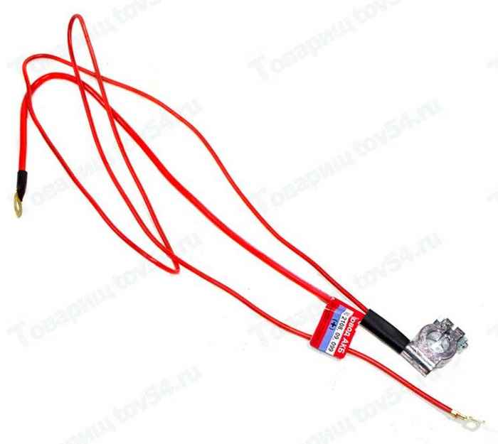 Провод АКБ '+' ВАЗ 2108-21099 'ДИСС' <b>КАЛИСМА 2108-3724070</b> - изображение