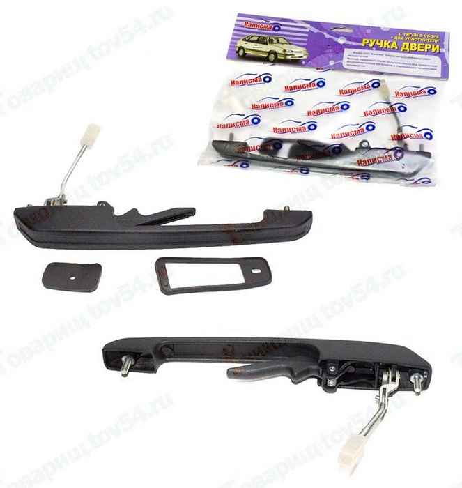 Ручка двери наружная ВАЗ 2109, 2115 задняя левая (алюмин.) <b>КАЛИСМА 2109-6205137IsA</b> - изображение