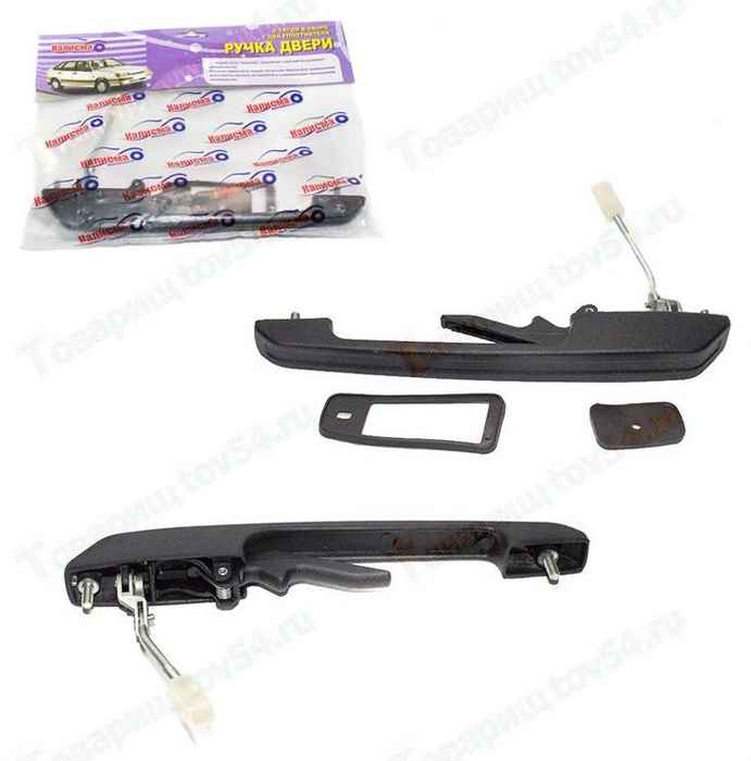 Ручка двери наружная ВАЗ 2109, 2115 задняя левая (оцинков.) <b>КАЛИСМА 2109-6205137IsC</b> - изображение