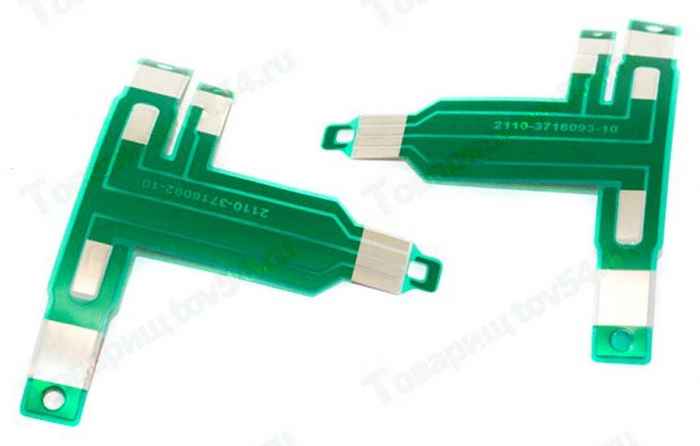 Плата заднего фонаря ВАЗ 2110 (угол) (комплект лев.+прав.) <b>КАЛИСМА 2110-3716092-10</b> - изображение