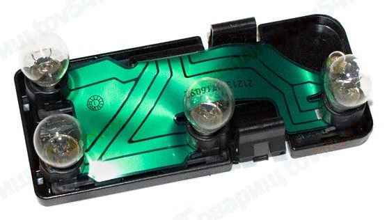 Плата заднего фонаря ВАЗ 21213 правая с лампами <b>КАЛИСМА 21213-3716092L</b> - изображение