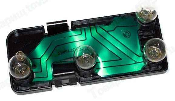 Плата заднего фонаря ВАЗ 21213 левая с лампами <b>КАЛИСМА 21213-3716093L</b> - изображение