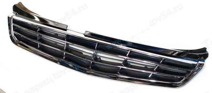 Решетка радиатора ВАЗ 2190 Гранта хром 4 полосы без знака <b>КАЛИСМА 2190-2803056-11</b> - изображение Решетка радиатора ВАЗ 2190 Гранта хром 4 полосы без знака <b>КАЛИСМА 2190-2803056-11</b> - изображение