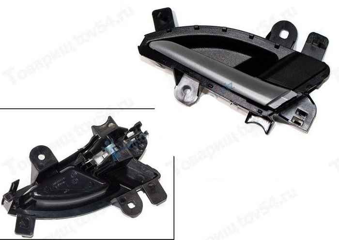 Ручка двери внутренняя ВАЗ 2180 Vesta (крючок) правая <b>КАЛИСМА 8450007744</b> - изображение