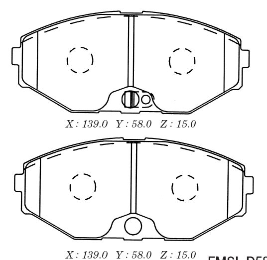 Заменен на H колодки тормозные дисковые пер. Nissan Maxima QX <b>KASHIYAMA D1165M</b> - изображение Заменен на H колодки тормозные дисковые пер. Nissan Maxima QX <b>KASHIYAMA D1165M</b> - изображение