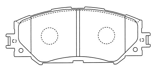 Заменен на H колодки тормозные дисковые пер. TOYOTA AURIS 06- <b>KASHIYAMA D2274</b> - изображение