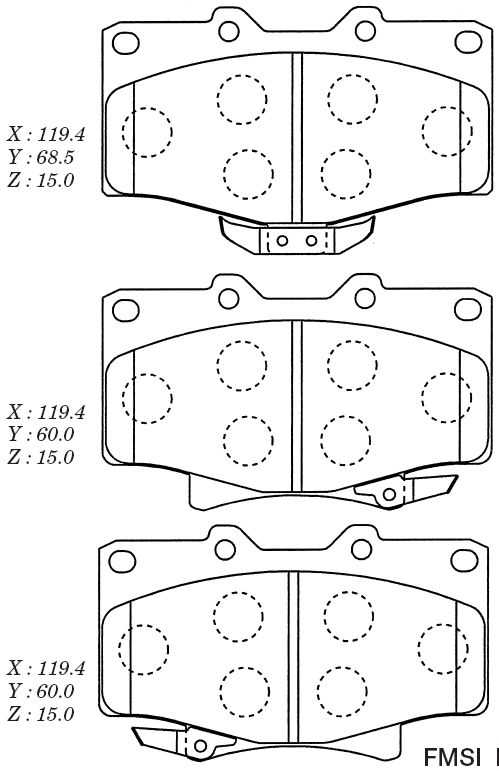 Заменен на H колодки тормозные дисковые <b>KASHIYAMA D2117M</b> - изображение Заменен на H колодки тормозные дисковые <b>KASHIYAMA D2117M</b> - изображение