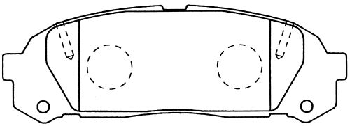 Заменен на H колодки тормозные дисковые задн. Toyota Mark II GX100 96-00 <b>KASHIYAMA D2163</b> - изображение
