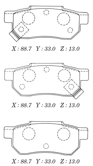 Заменен на H колодки тормозные дисковые <b>KASHIYAMA D5042M</b> - изображение Заменен на H колодки тормозные дисковые <b>KASHIYAMA D5042M</b> - изображение
