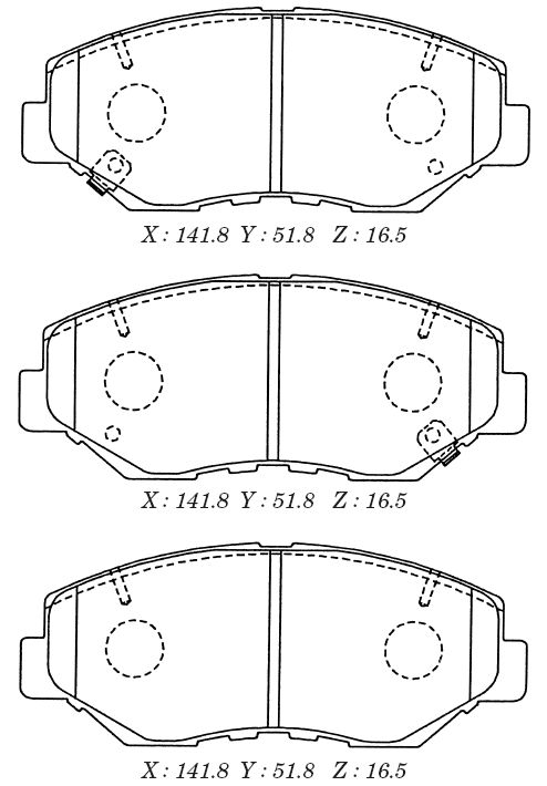 Заменен на H колодки тормозные дисковые пер. Honda CR-V 2.0i 02- <b>KASHIYAMA D5128M</b> - изображение Заменен на H колодки тормозные дисковые пер. Honda CR-V 2.0i 02- <b>KASHIYAMA D5128M</b> - изображение