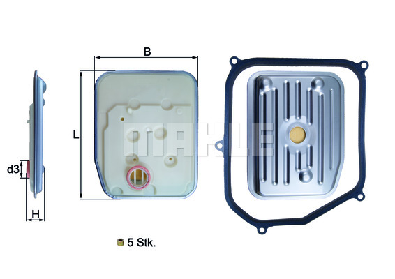 Фильтр акпп <b>KNECHT HX147KIT</b> - изображение