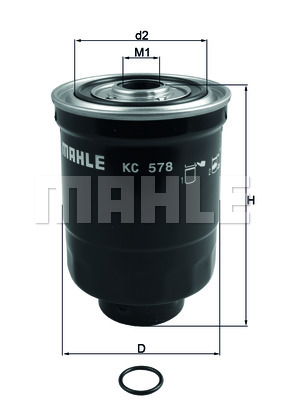 Фильтр топливный <b>KNECHT KC578D</b> - изображение Фильтр топливный <b>KNECHT KC578D</b> - изображение