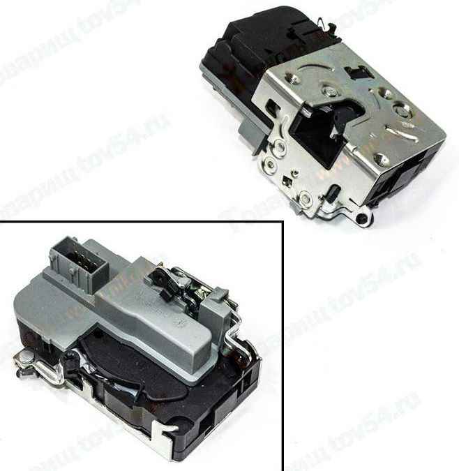 Механизм замка двери внутренний ВАЗ 1118 Калина (6 контактов) передний правый <b>1118-6105012-10</b> - изображение