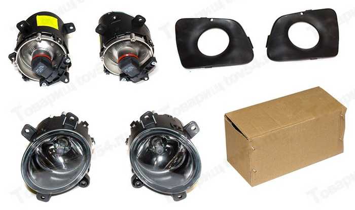 Фары противотуманные ВАЗ 1118 Калина белые комплект 2шт <b>Луч 0305062001 + 0305062002</b> (676512015016) - изображение