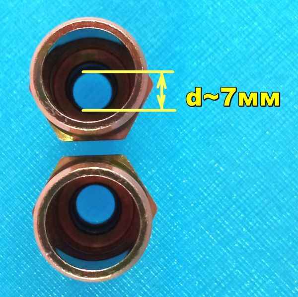 Комплект 2шт Штуцер в блок ГАЗ M13x1,5x16 - изображение 2