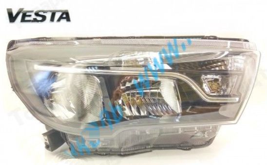 Фара ВАЗ 2181 Vesta правая (аналог BOSCH) пластик без ламп <b>Component CMP0100274</b> - изображение