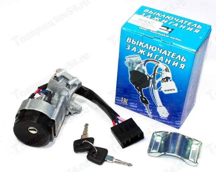 Замок зажигания ВАЗ 1118 Калина (под иммобилайзер) <b>КОНТАКТ АВТО 1118-3704005-10</b> - изображение