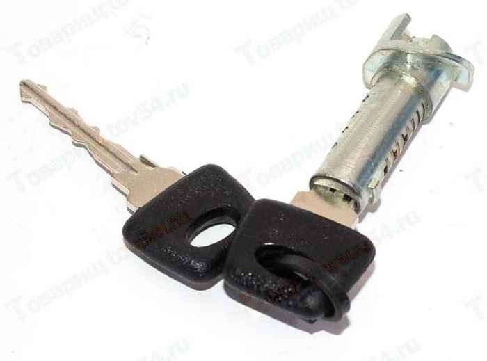 Личинки замков дверей ВАЗ 2108 (1 личинка + 2 ключа) <b>КОНТАКТ АВТО</b> - изображение