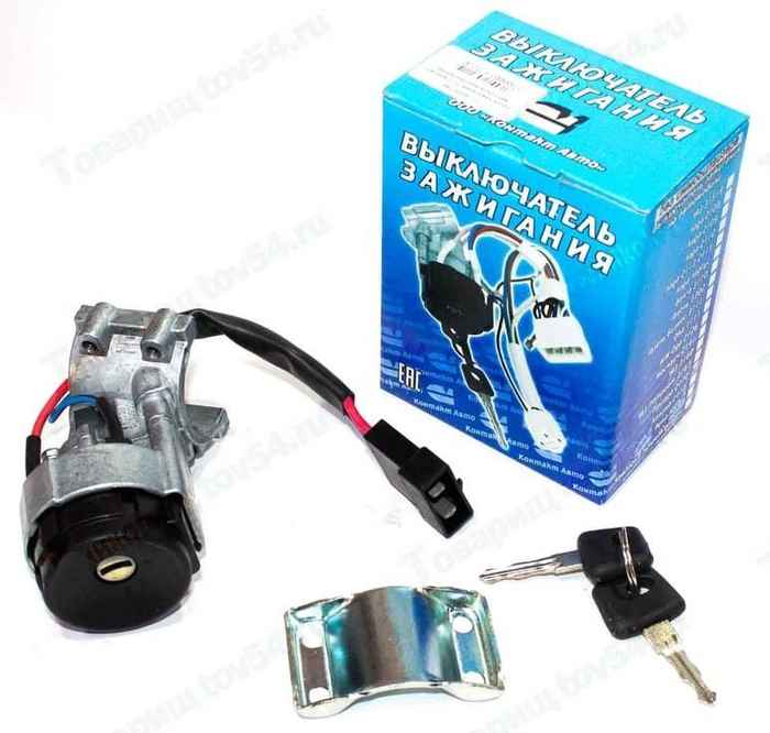 Замок зажигания ВАЗ 2170 Приора (под иммобилайзер) <b>КОНТАКТ АВТО 2170-3704005-10</b> - изображение
