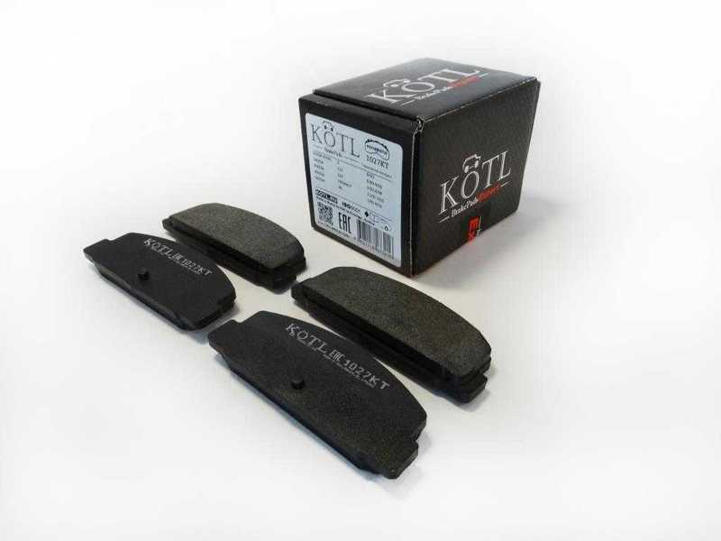 Колодки тормозные FAW, 3; 323, 626, PREMACY, RX -задние <b>KOTL 1027KT</b> - изображение 1