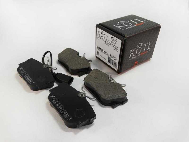 Колодки тормозные VOLKSWAGEN T4 96>SHARAN 00>GALAXY R16 00>06 (1 датчик) зад. <b>KOTL 1369KT</b> - изображение 1