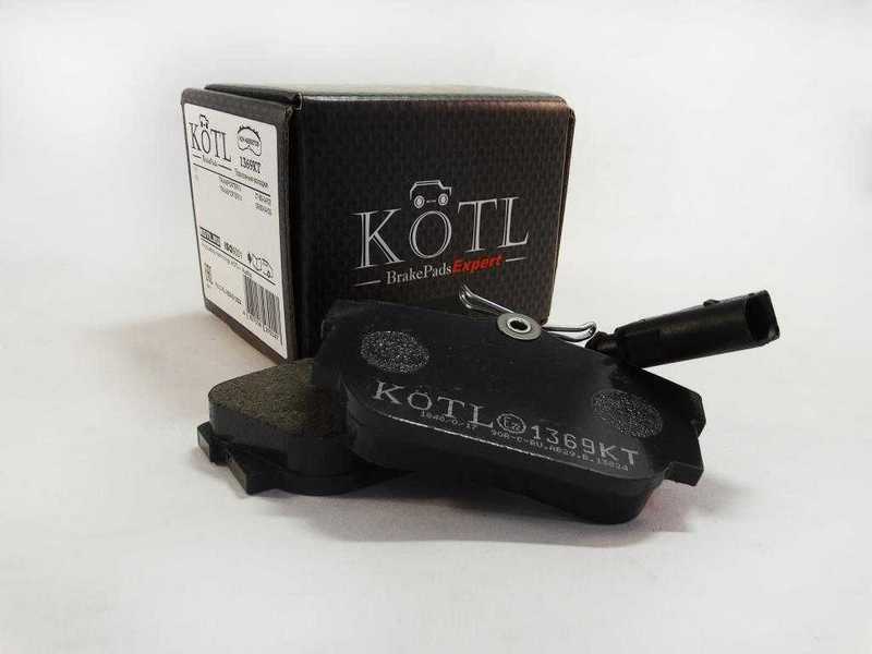 Колодки тормозные VOLKSWAGEN T4 96>SHARAN 00>GALAXY R16 00>06 (1 датчик) зад. <b>KOTL 1369KT</b> - изображение