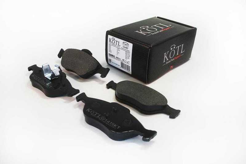 Колодки тормозные FORD FIESTA 95>01/01>/FUSION 01> передние <b>KOTL 1419KT</b> - изображение 2