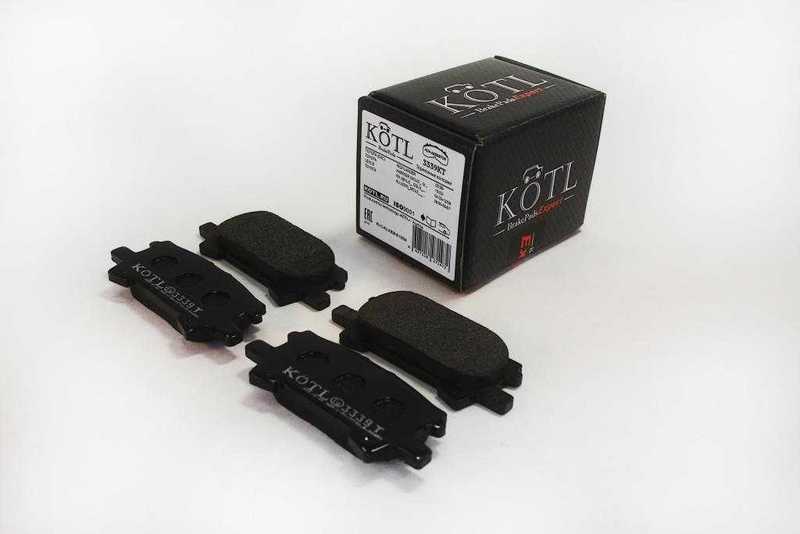 Колодки тормозные LEXUS RX300/RX330/RX350 03>08/RX400H 05>09 задние <b>KOTL 3339KT</b> - изображение 1