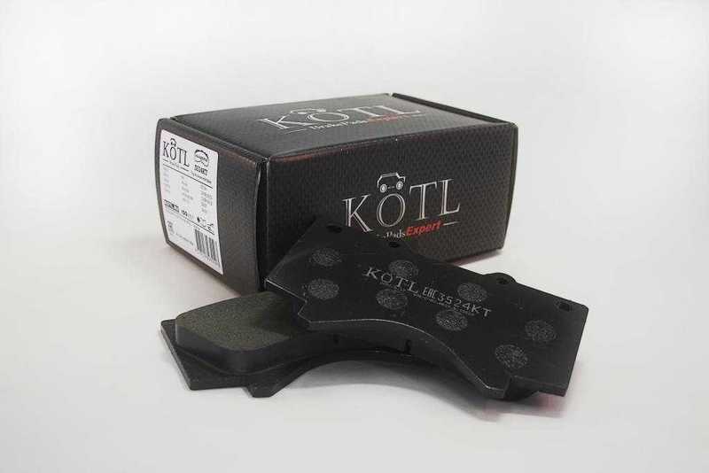 Колодки тормозные TOYOTA LAND CRUISER J200 4.5D4.7 07-LEXUS LX570 08- передние <b>KOTL 3524KT</b> - изображение 2