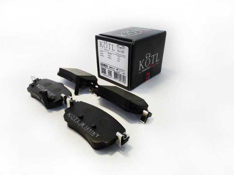Колодки тормозные NISSAN QASHQAI II (J11, J11_) 1113-> NISSAN X-TRAIL (T32_) 1013 задние <b>KOTL 3617KT</b> - изображение 1