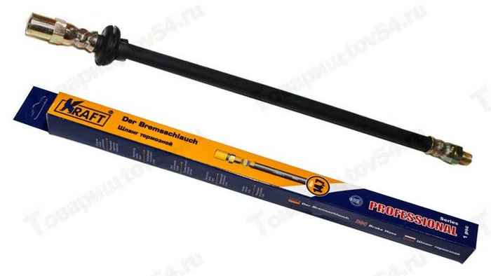Шланг тормозной ВАЗ 1118 Калина передний <b>KRAFT KT 003045</b> - изображение