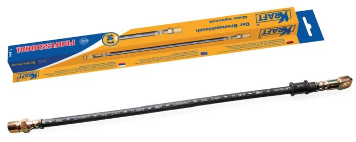 Шланг тормозной ВАЗ 2121 Нива перед короткий <b>KRAFT KT 003073</b> (2121-3506061-10) - изображение Шланг тормозной ВАЗ 2121 Нива перед короткий <b>KRAFT KT 003073</b> (2121-3506061-10) - изображение