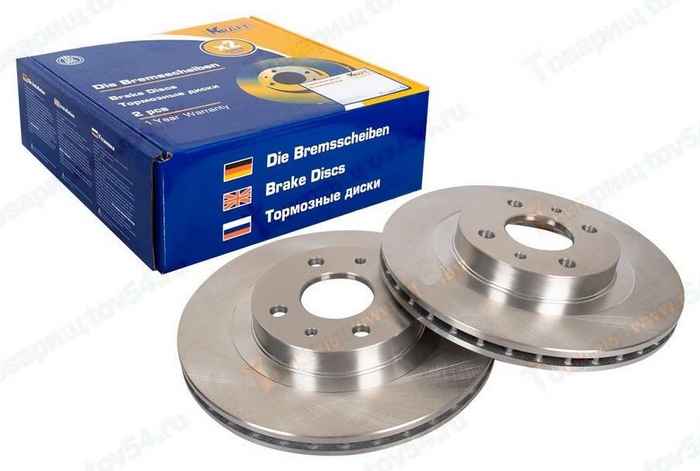 Диск тормозной ВАЗ 2112 R14 <b>KRAFT KT 016003</b>, цена за 1шт, заказ минимум 2шт - изображение